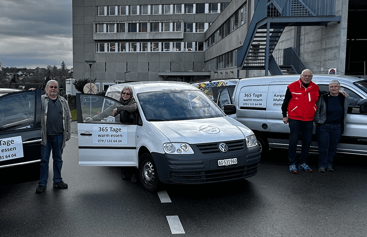 Wie die Vereinigung Aktiver Aargauer Senioren 1000+ Mahlzeiten im Monat ausfährt