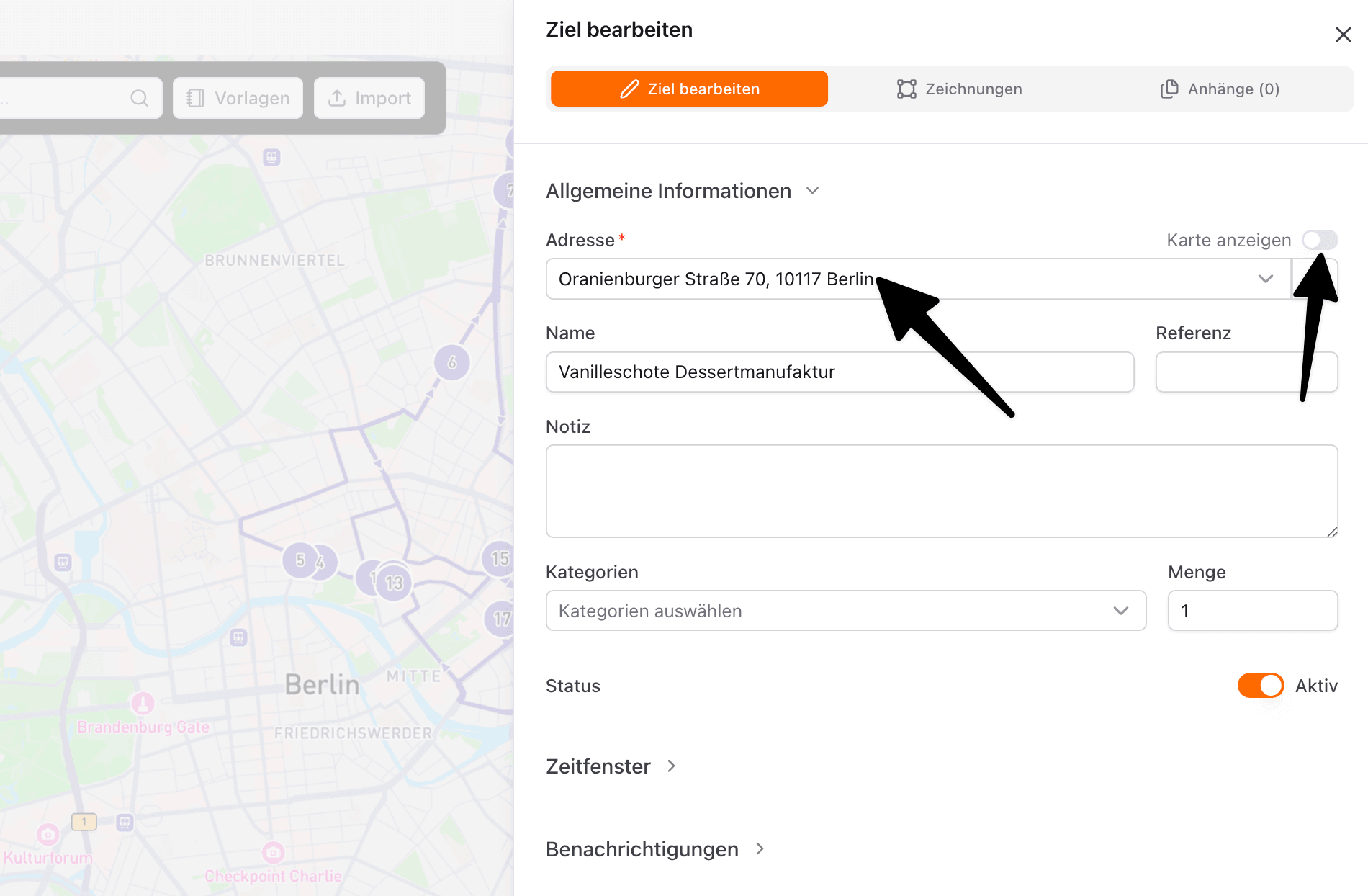 Ziele bearbeiten